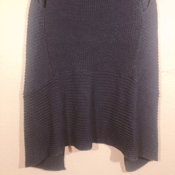 Chico's Solid Black Sleeveless Flowy Dark Academia Cardigan Sweater - Picture 6 of 7